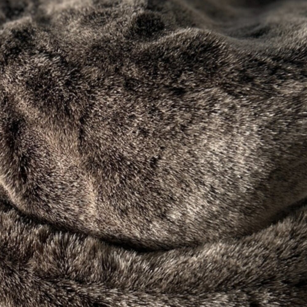 Laura Ashley Vintage OSFA Gray Vegan Fur Bucket Hat Winter Chic Staple Timeless - Picture 7 of 9